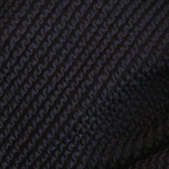 Kona Sol Pucker Textured Square Neck One Piece Swimsuit Black S, M, L - Picture 5 of 9